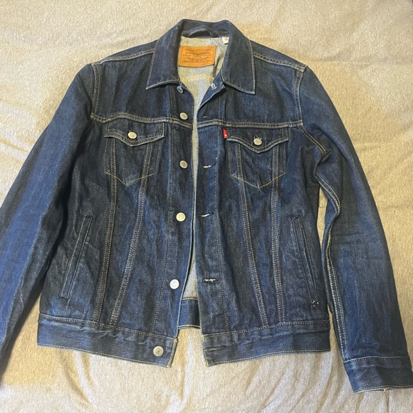 Levi's Dark Blue Denim Jacket - Picture 1 of 3